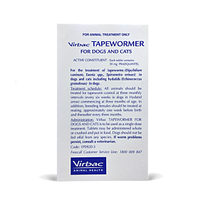 Virbac Tapewormer Tablets