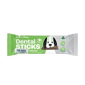 Bell & Bone Dental Sticks for Dogs Chicken with Mint & Seaweed 1 Pack Short Expiry