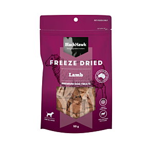 Black Hawk Freeze Dried Dog Treats Lamb 50g