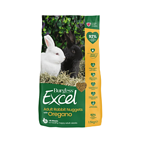 Burgess Excel Adult Rabbit Nuggets with Oregano 1.5kg