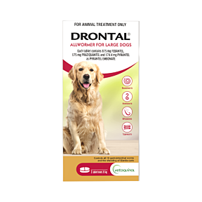 Drontal Allwormer Tablet Dog Large 35kg