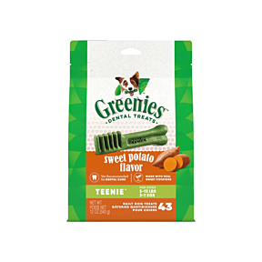Greenies Sweet Potato Dog Treat Teenie 340g