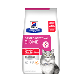 Hill's Prescription Diet Cat Gastrointestinal Biome Digestive/Fibre Care Stress Chicken 1.8kg