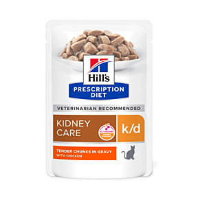 Hill's Prescription Diet Cat k/d Kidney Care Chicken in Gravy 12 x 85g
