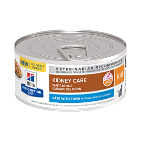 Hill's Prescription Diet Cat k/d Kidney Care Paté with Tuna 24 x 156g