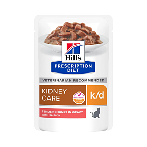 Hill's Prescription Diet Cat k/d Kidney Care Salmon in Gravy 12 x 85g