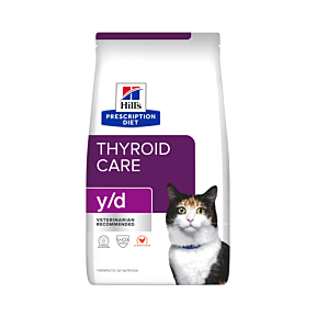 Hill's Prescription Diet Cat y/d Thyroid Care 1.8kg front