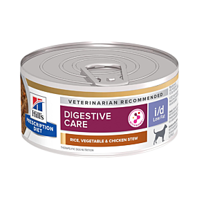 Hill's Prescription Diet Dog i/d Digestive Care Low Fat Rice, Veg & Chicken Stew 24 x 156g Update