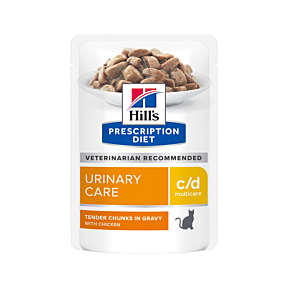 Hills Prescription Diet Cat c/d Urinary Care Multicare Chicken 12x85g Pouch