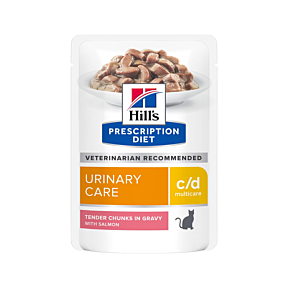Hill's Prescription Diet Cat c/d Urinary Care Multicare Salmon 12 x 85g