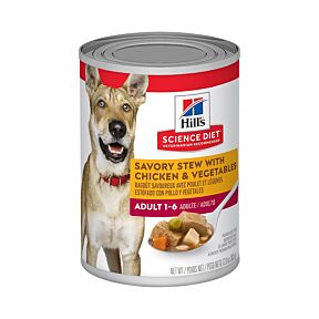 Hill's Science Diet Dog Adult Savoury Stew With Chicken & Vegetable 12 x 363g