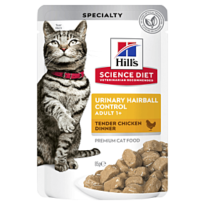 Hill's Science Diet Cat Adult Urinary Hairball Chicken 12 x 85g