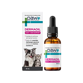PAW DermaOil Skin & Coat Support 30ml Front