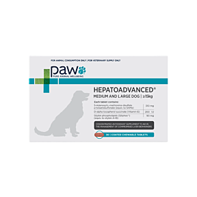 PAW HepatoAdvanced Medium & Large Dog 30 Chews