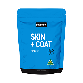 Petz Park Skin + Coat Powder Supplement For Dogs 45 Scoops Short Expiry