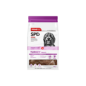 Prime100 SPD Prime Cut Dog Treats Turkey 100g Front