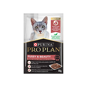 Pro Plan Fussy & Beauty Adult Cat Salmon 12 x 85g