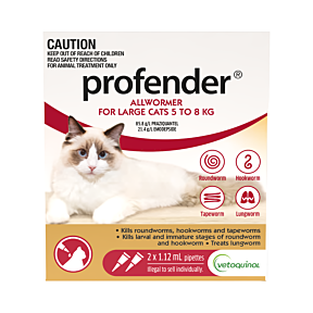 Profender Cat Large 5-8kg Red