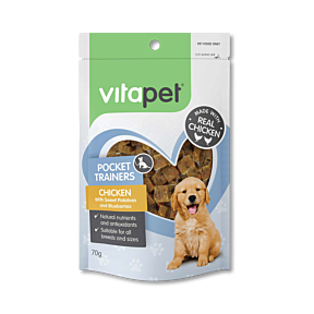 VitaPet Pocket Trainers Puppy Treats Chicken 70g